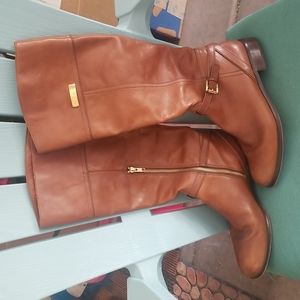 COACH Micha Brown Knee High Riding Boots Size 10